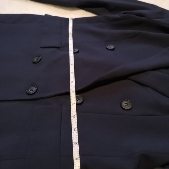 Forever 21, navy blue double-breasted blazer - Picture 12 of 13